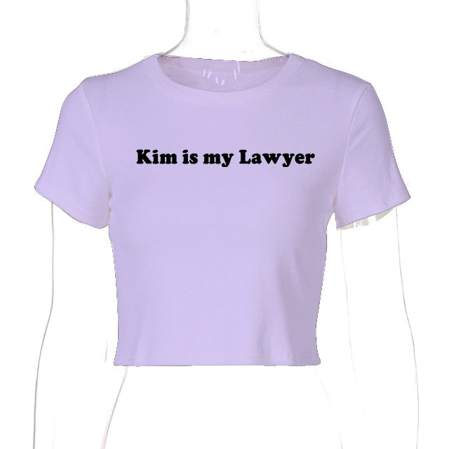 Kim Is my Lawyer Tee by White Market