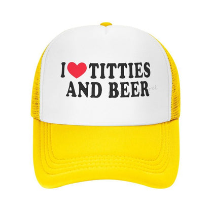 I Love Titties and Beer Hat by White Market