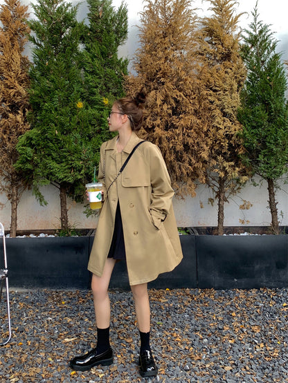 Safari Khaki Trench Coat by White Market