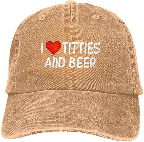 I Love Titties and Beer Hat by White Market