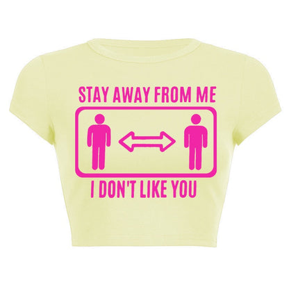 Stay Away From Me Top by White Market