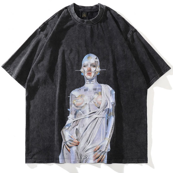 Hajime Sorayama "Woman" Oversized Tee by White Market