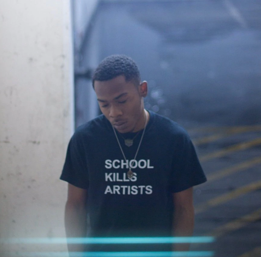 "School Kills Artists" Tee by White Market