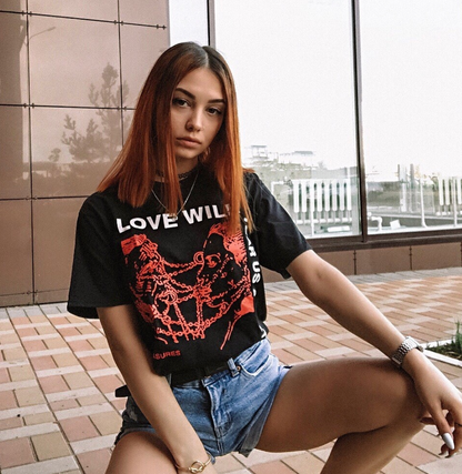 "Love Will Tear Us Apart" Tee by White Market