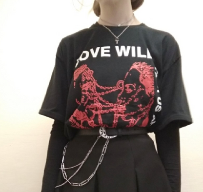 "Love Will Tear Us Apart" Tee by White Market