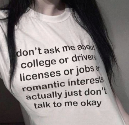 "Don't Ask Me" Tee by White Market