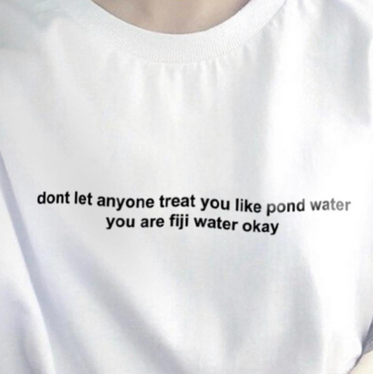 "Fiji Water" Tee by White Market