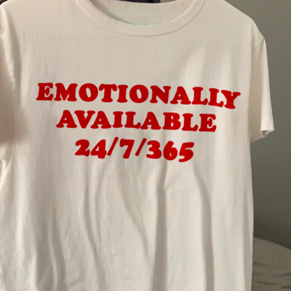 "Emotionally Available" Tee by White Market