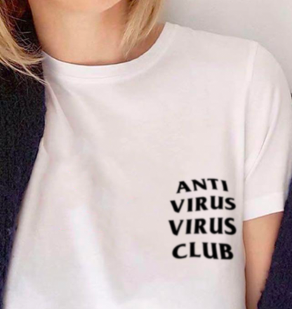 "Anti Virus Virus Club" Tee by White Market