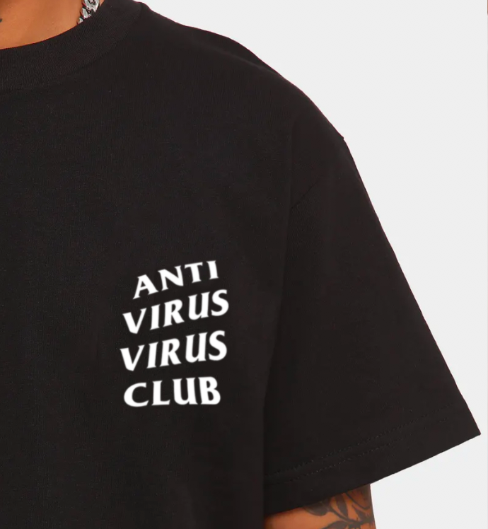 "Anti Virus Virus Club" Tee by White Market