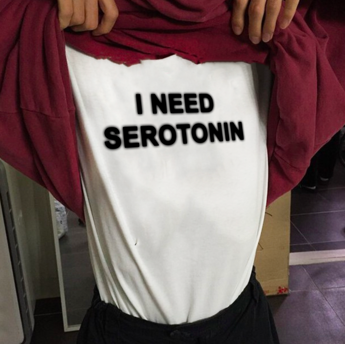 "I Need Serotonin" Tee by White Market