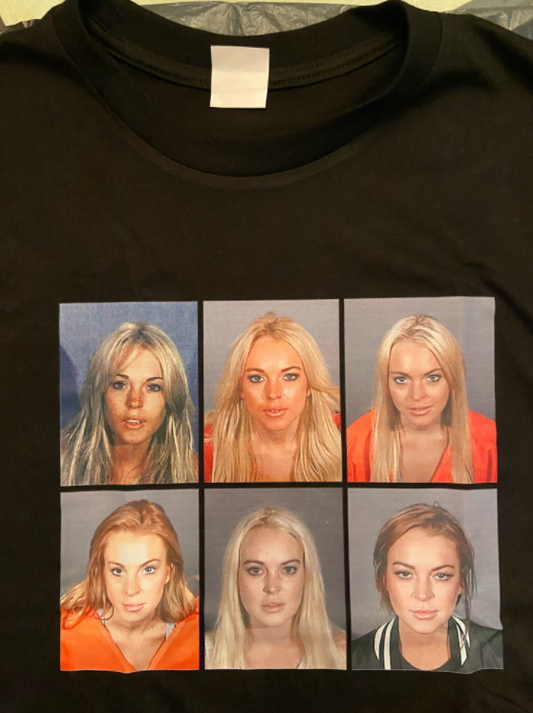 Lindsay Lohan Mugshot Tee by White Market