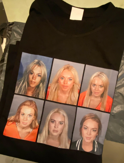 Lindsay Lohan Mugshot Tee by White Market