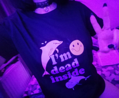 I'm Dead Inside Dolphins Tee by White Market