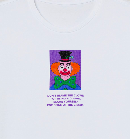 "Don't Blame The Clown" Tee by White Market