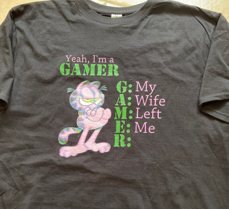 "Yeah I'm A Gamer" Garfield Tee by White Market