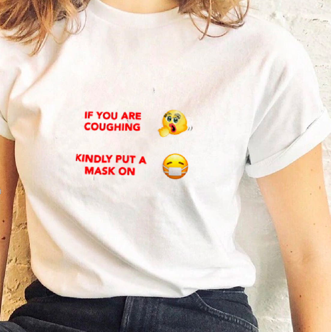 "If You're Coughing" Tee by White Market