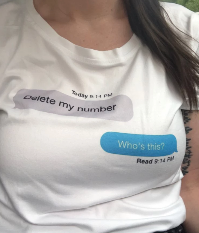 "Delete My Number" Tee by White Market