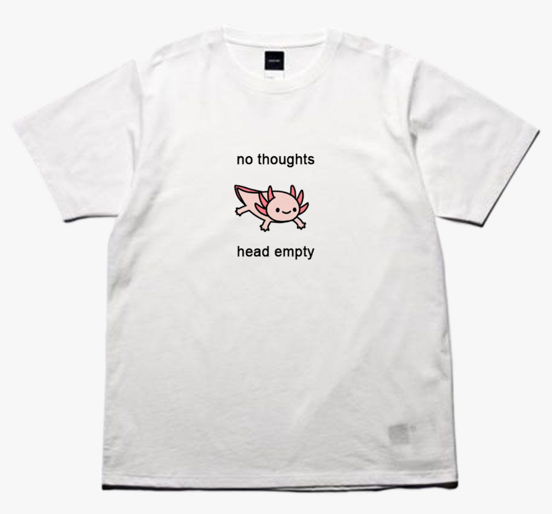 "No Thoughts Head Empty" Tee by White Market