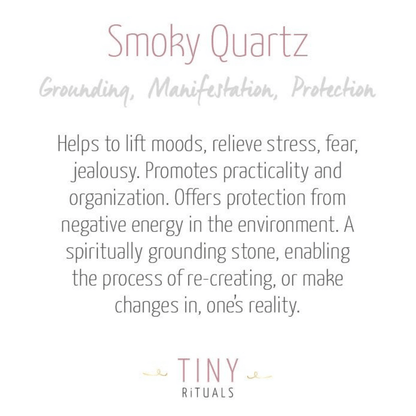 Smoky Quartz Stone Set by Tiny Rituals