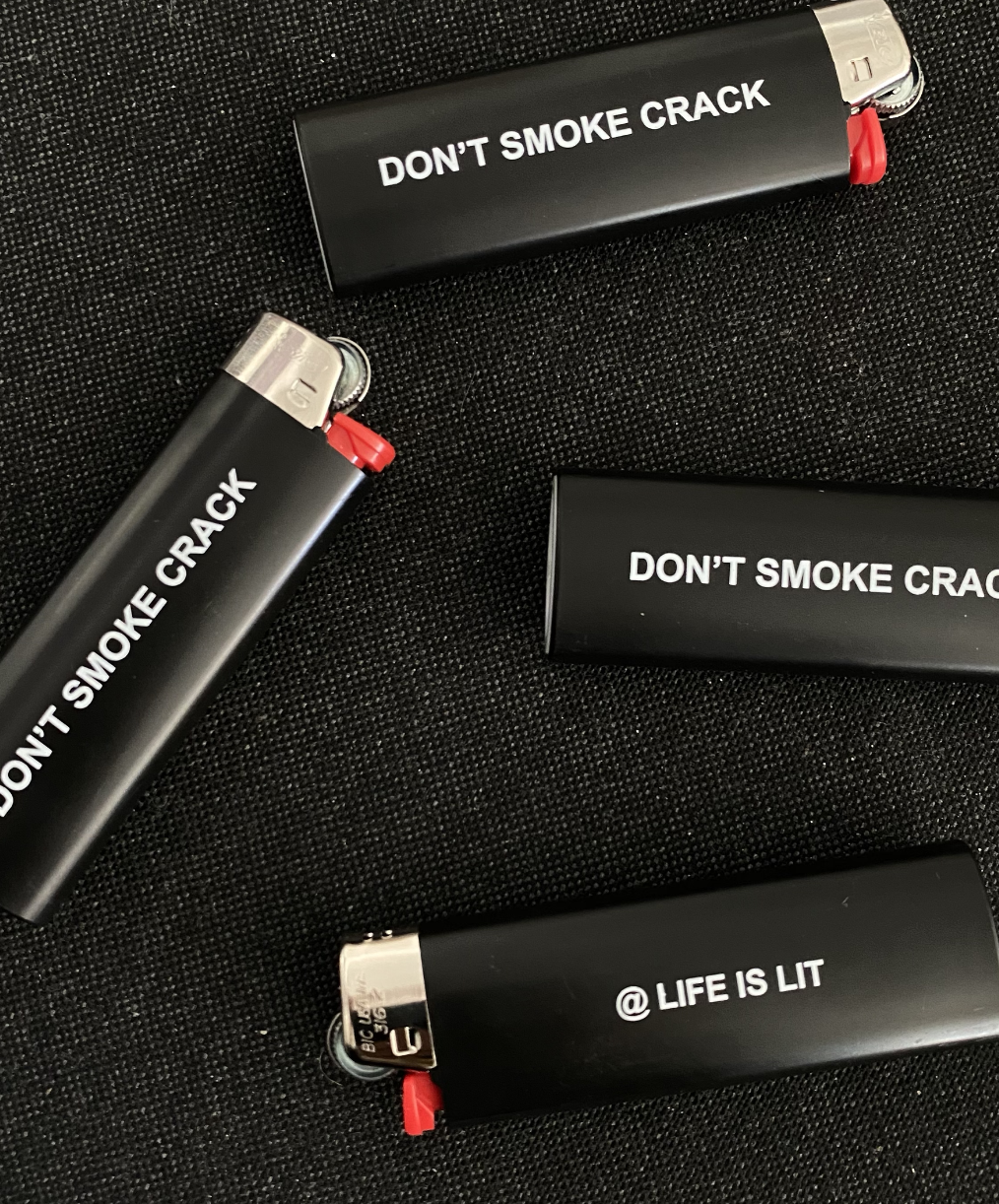 "Don't Smoke Crack" Lighters by White Market