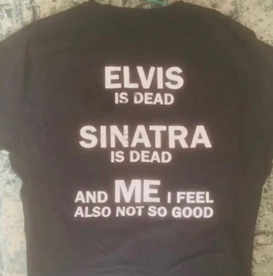 "Elvis Is Dead" Tee by White Market