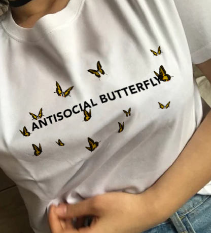 "Antisocial Butterfly" Tee by White Market