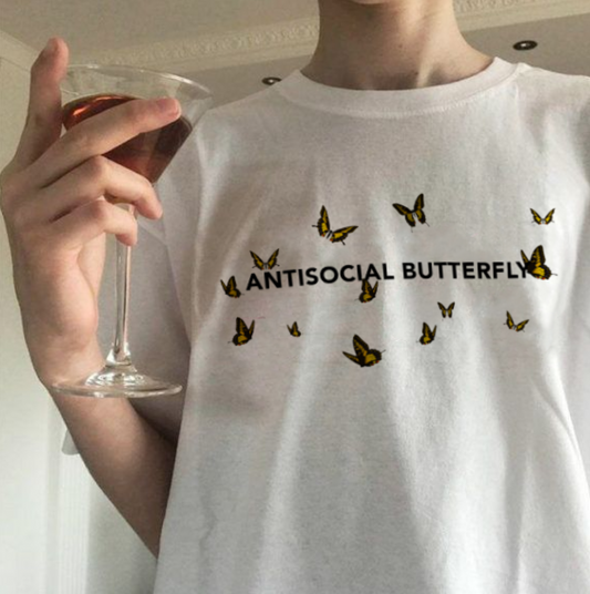 "Antisocial Butterfly" Tee by White Market