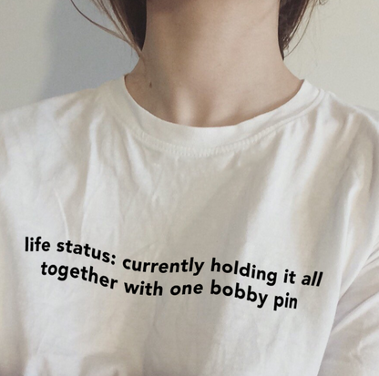 "Life Status" Tee by White Market