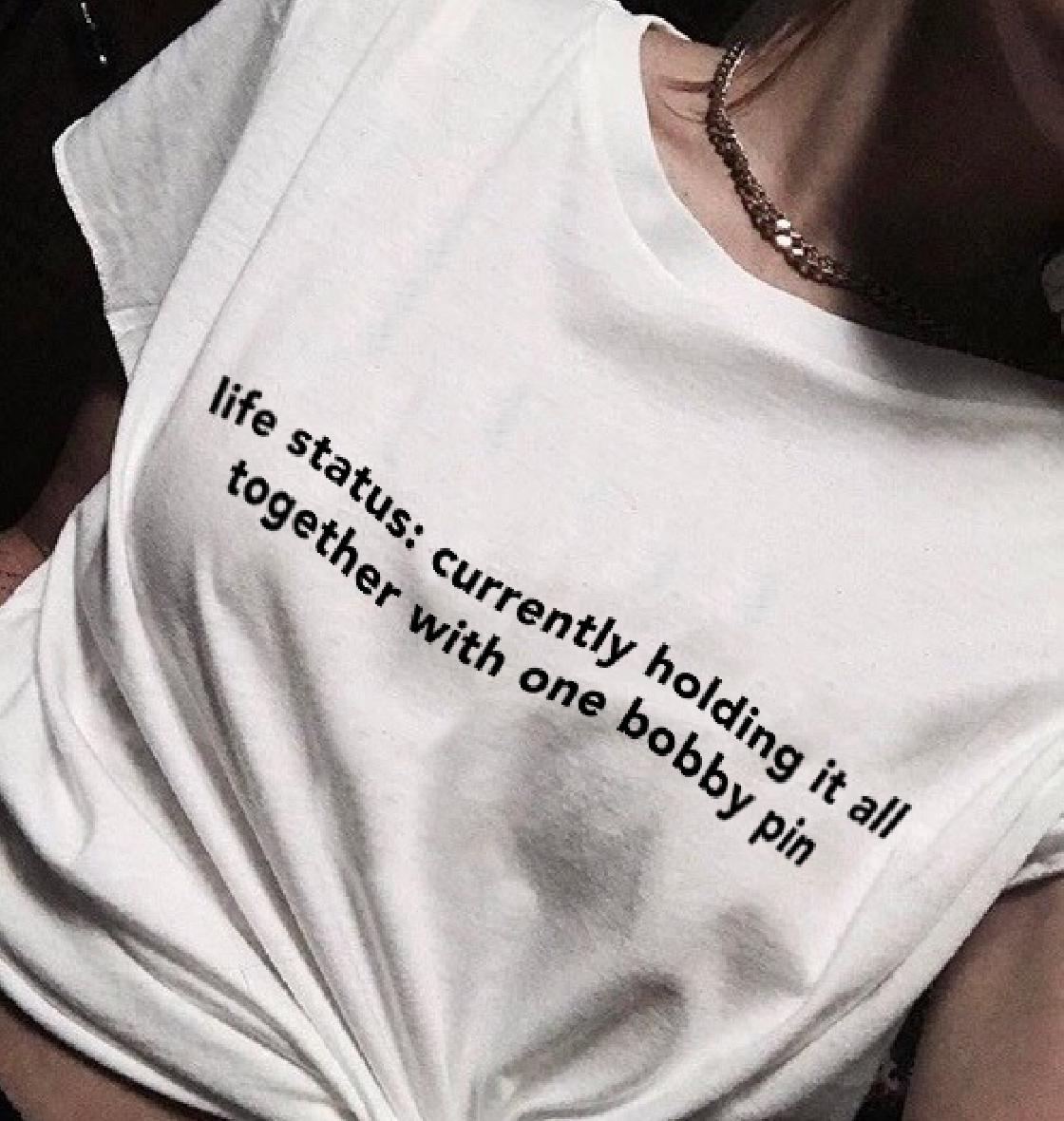 "Life Status" Tee by White Market