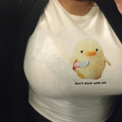 "Don't Duck With Me" Tee by White Market