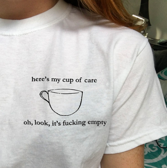 "Cup Of Care" Tee by White Market