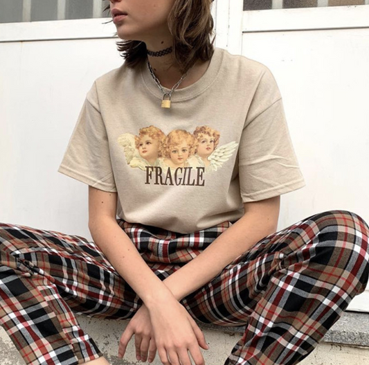 "Fragile Angel" Tee by White Market