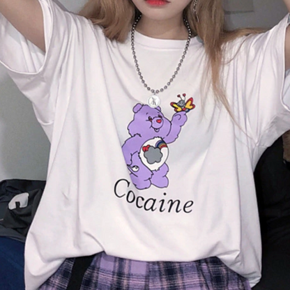 "Cocaine" Care Bear Tee by White Market