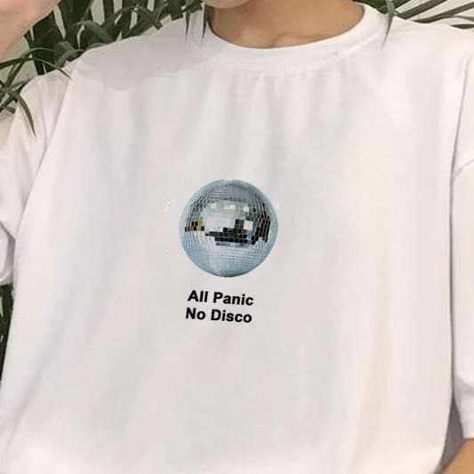 "All Panic No Disco" Tee by White Market