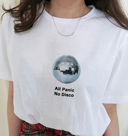 "All Panic No Disco" Tee by White Market