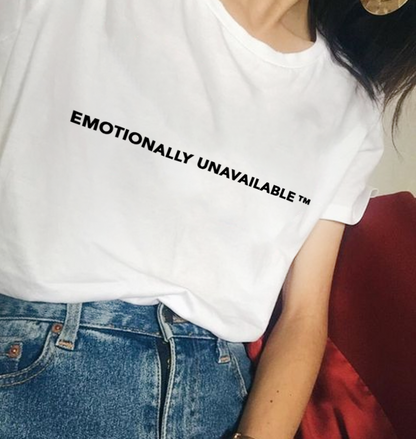 "Emotionally Unavailable" Tee by White Market