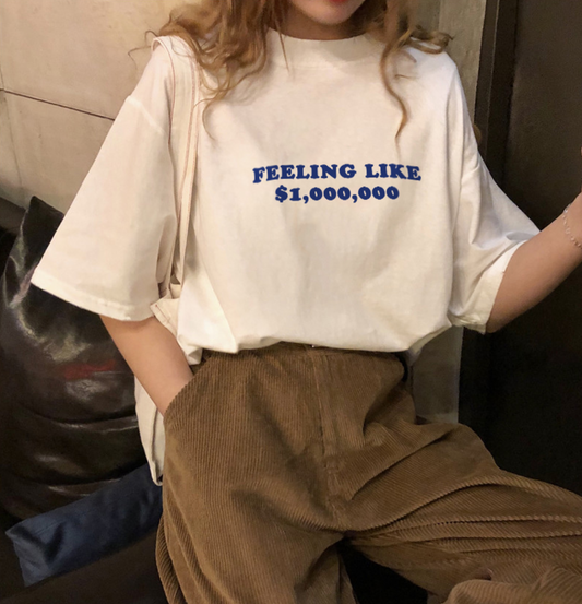 "Feeling Like A Million Bucks" Tee by White Market