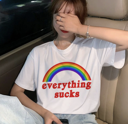 Everything Sucks Tee by White Market