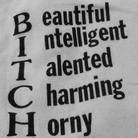 "Bitch" Tee by White Market