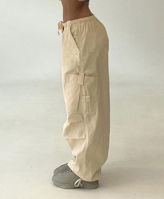 Baggy Cargo Skate Trousers by White Market