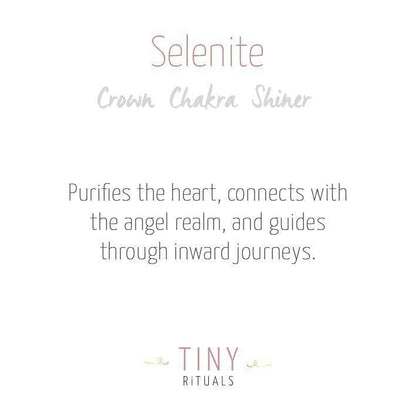 Selenite Heart by Tiny Rituals