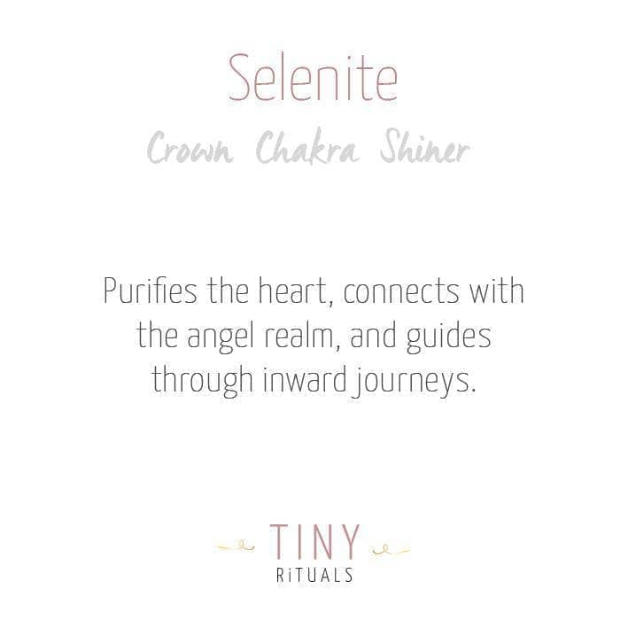 Selenite Cube by Tiny Rituals