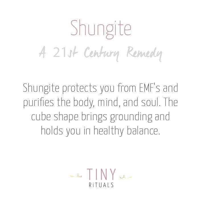 Shungite Cube by Tiny Rituals