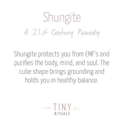 Shungite Worry Stone by Tiny Rituals