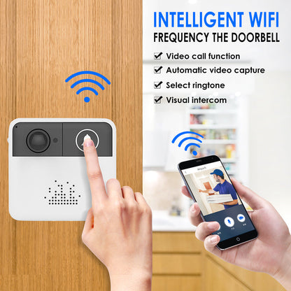 Knock Knock Video Doorbell WiFi Enabled by VistaShops