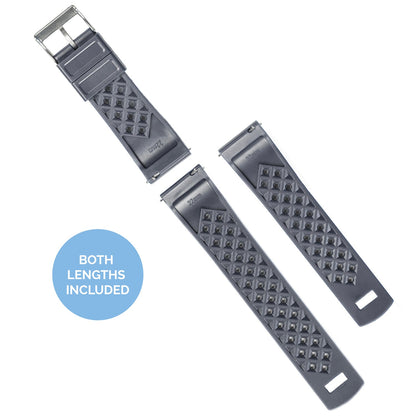 Withings Nokia Activité  and Steel HR | Tropical-Style 2.0 | Smoke Grey by Barton Watch Bands