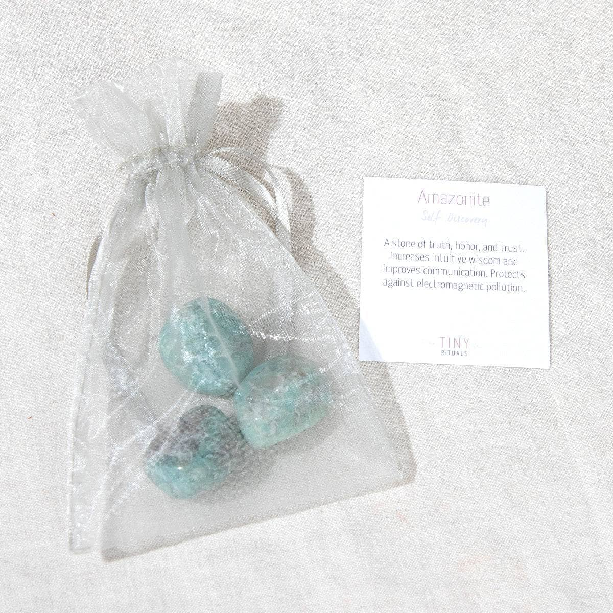 Amazonite Stone Set by Tiny Rituals