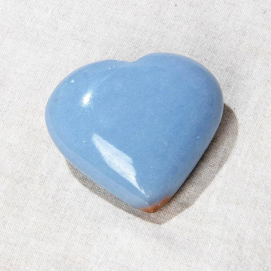 Angelite Heart by Tiny Rituals