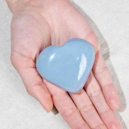 Angelite Heart by Tiny Rituals